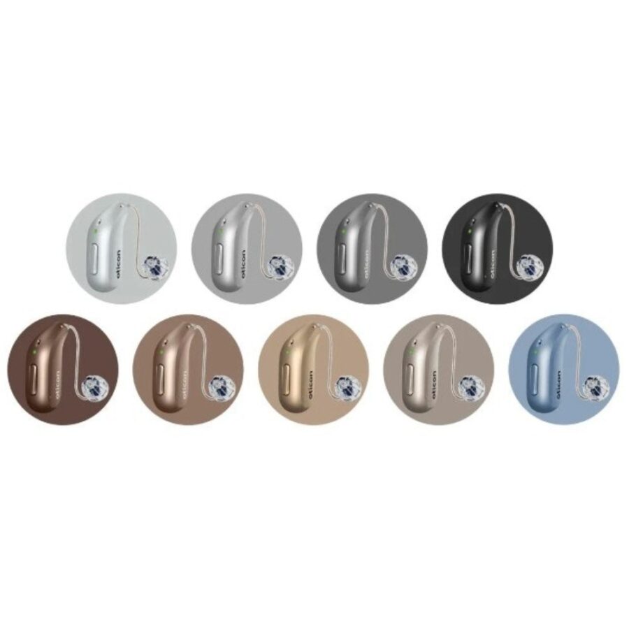 oticon hearing aid colours